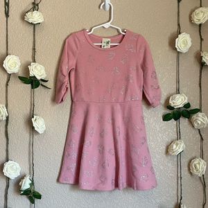 𝅺lily blue Pink Unicorn Dress